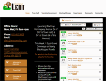 Tablet Screenshot of lenttownship.com